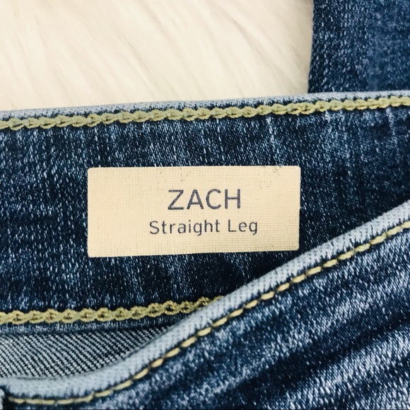NWT!! Mens Mavi Organic Cotton Blend Move Zach Straight Leg Jean Rich Indigo - Picture 7 of 10